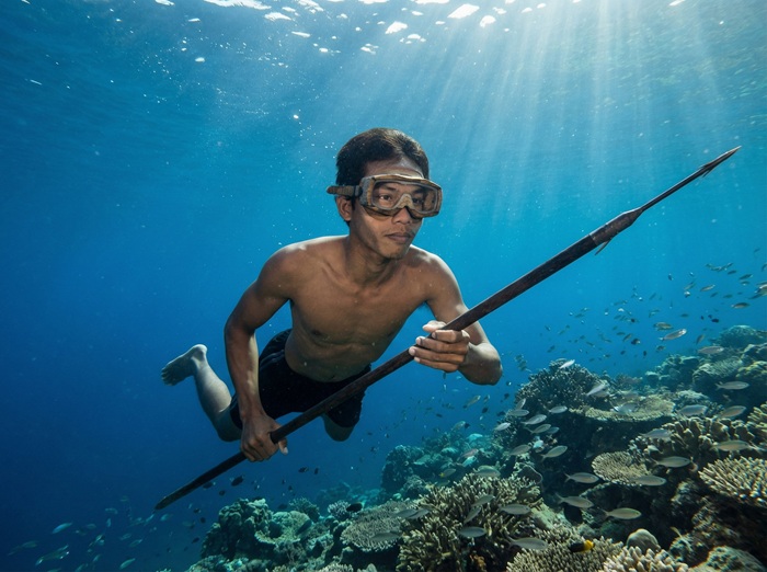 Bajau diver